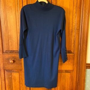 Liz Claiborne Petites Long-sleeved Sweater Dress. Dolman sleeve. Career/Dress